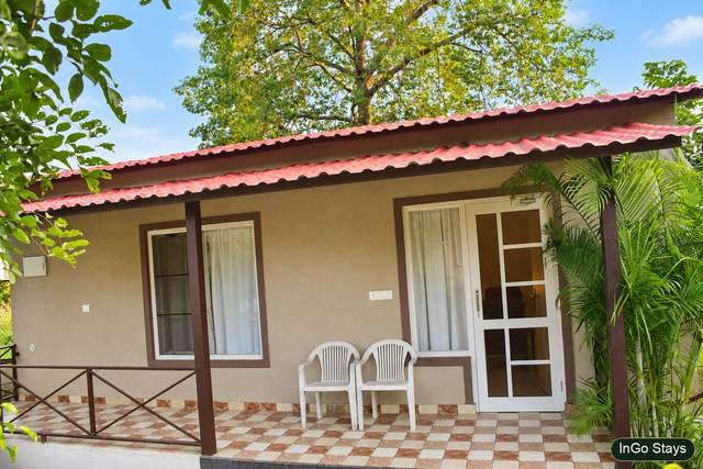 Deluxe room interior at The Big Mama Eco Resort near Jim Corbett National Park