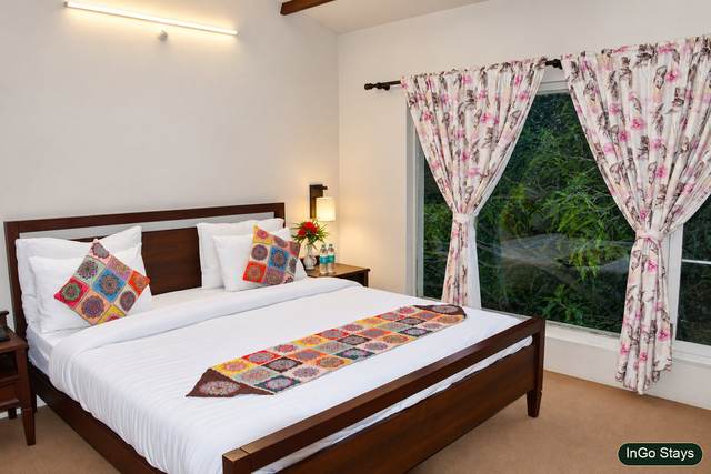 Duplex room interior at The Big Mama Eco Resort near Jim Corbett National Park