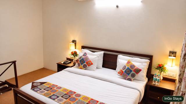 Duplex room interior at The Big Mama Eco Resort near Jim Corbett National Park